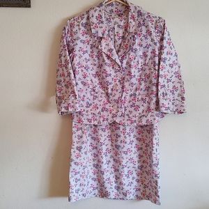 Vtg 60s suit dress and jacket set